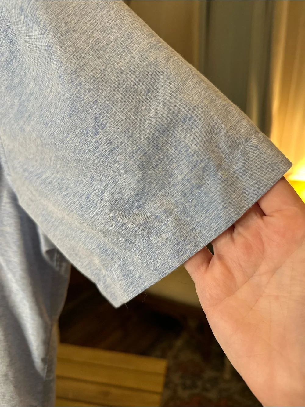 Molokai Surf Co Blue Button Up Collared Shirt